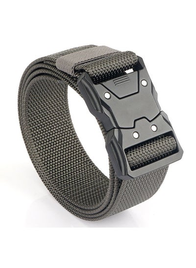 Buy Belt Quick Release Buckle Nylon Casual Tooling Sports Belt For Men in Saudi Arabia