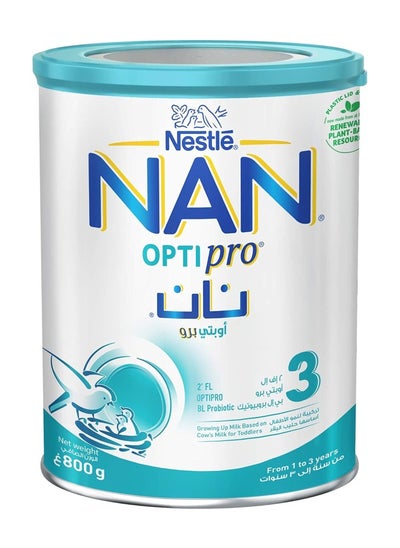 Buy NAN OPTIPRO 3 Growing Up Milk 800g in UAE