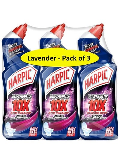 Buy Power Plus Toilet Cleaner Liquid - Lavender 750ml Pack of 3 in UAE