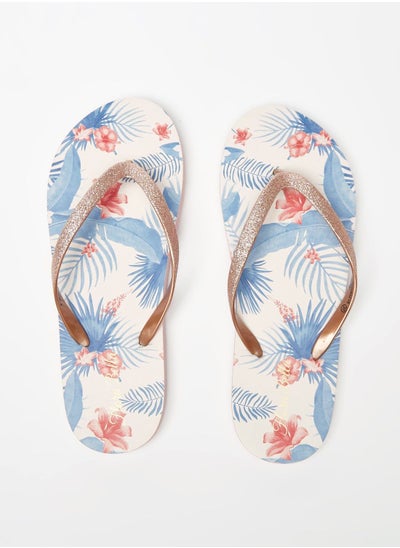 Buy Flora Bella Printed Flip Flops in UAE