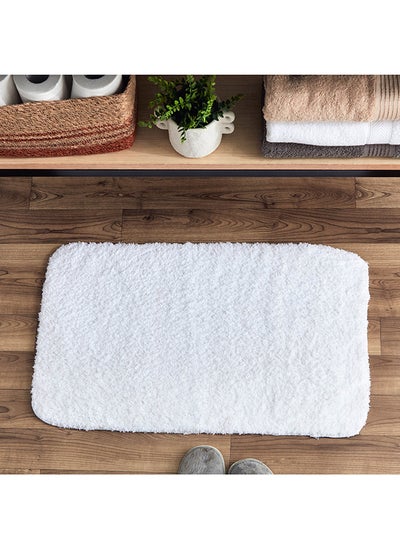 Buy Leah Microfibre Antiskid Bath Mat 80 x 50 cm in UAE