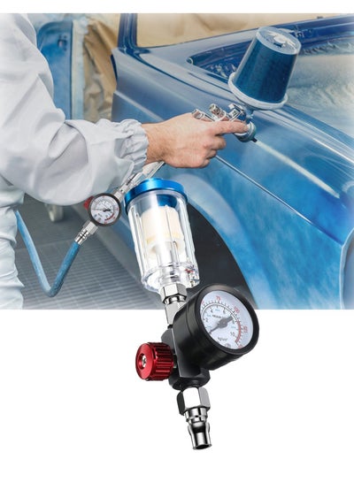 2-Pack Air Spray Gun In-Line Oil/Water Separator Filter – 1/4" Air Line Moisture Trap