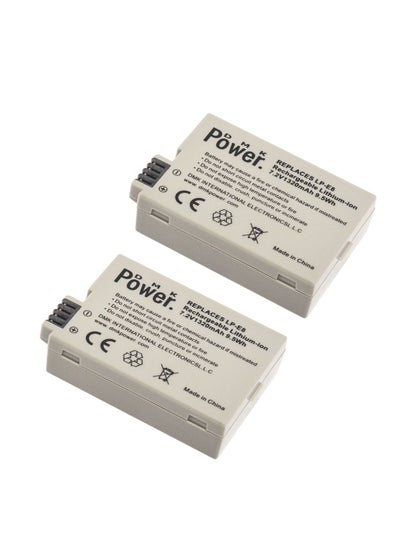 Buy DMK Power LP-E8 1320mAh Battery 2Pack Compatible With Canon EOS 550D, EOS 600D, EOS 700D, EOS Rebel T2i, EOS Rebel T3i, EOS Rebel T4i, EOS Rebel T5i Cameras in UAE