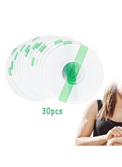 Buy 30 Pack Libre Sensor Covers, Adhesive Waterproof Patches Transparent Breathable Sensor Fixing Stickers Anti-Drop Sports Non-Slip Patches in UAE