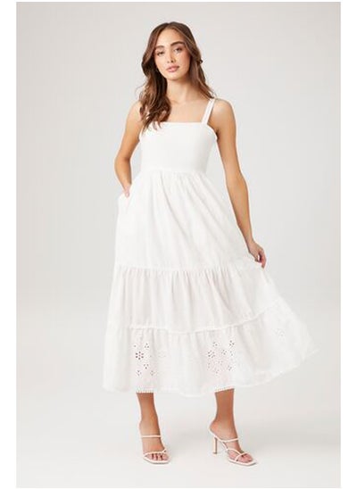 Buy Tiered Eyelet Midi Dress in Egypt