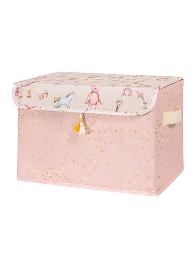 Buy Storage Box With Lid Multi-Purpose Baby Room Organizer size 50X38X19 cm in Saudi Arabia