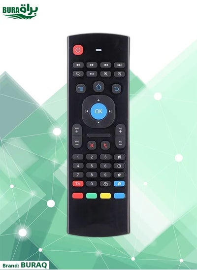 Buy Mx3 No Backlight 2.4G Remote Control For Android Tv Box Black in UAE