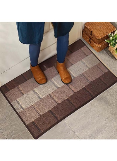 اشتري Status Contract Anti Slip Front Door Mat, (38X58Cm) Living Room Rug For Entrance Door, Polypropylene Floor Mat For Home, Essential Small Rug For Office, Bedroom And Kitchen, (Beige) في الامارات