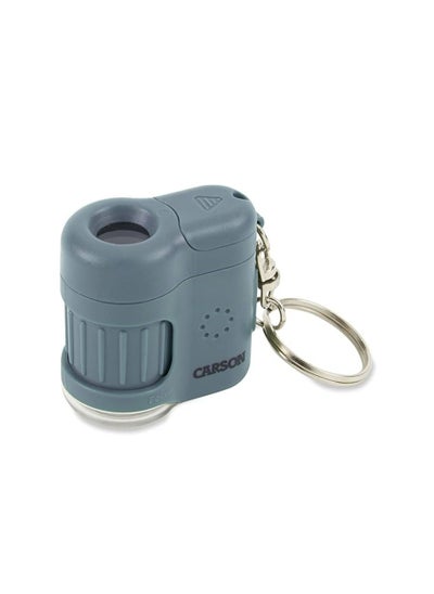 Buy Carson MicroMini 20x LED Lighted Pocket Microscope with Built-In UV and LED Flashlight - Blue in UAE