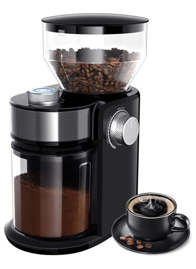 اشتري Electric Burr Coffee Grinder, Adjustable Burr Mill with 16 Precise Grind Setting, Automatic Burr Coffee for French Press, Drip Coffee and Espresso في السعودية