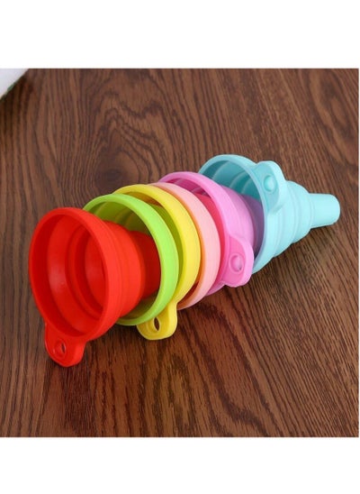 Buy Kitchen Funnels, Food Grade Silicone Collapsible Kitchen Funnel - Multicolor in Egypt