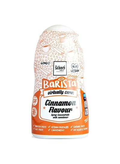 اشتري Barrista Shot Syrup Concentrate Low Calorie Perfect Flavour For Coffees And Hot Drinks - 60 Ml Cinnamon في الامارات