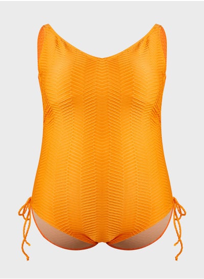 Buy High Leg Tie Detail Swimsuit in Saudi Arabia