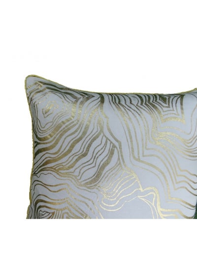 Buy Majestic Mustang Foil Printed Filled Cushion 45x45 Cm Golden in UAE