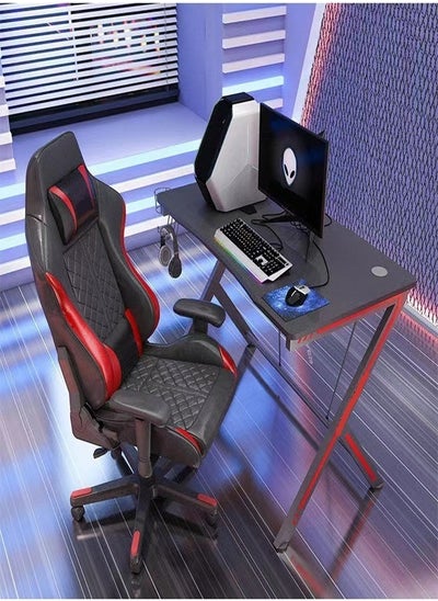 اشتري Modern Headphone Hook Water Cup Gaming Computer Table 80 x 60 x 76 cm في الامارات