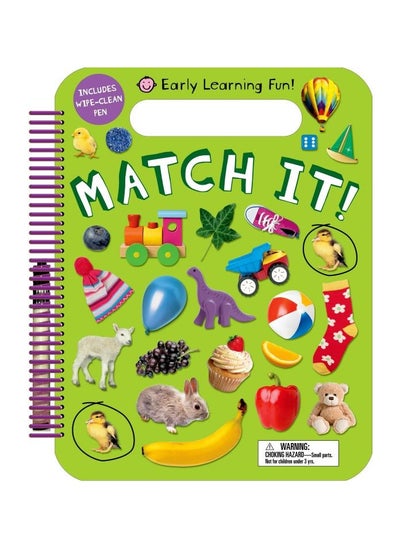 اشتري Early Learning Fun: Match It! Includes Wipe-Clean Pen (Wipe Clean Learning Books) في الامارات