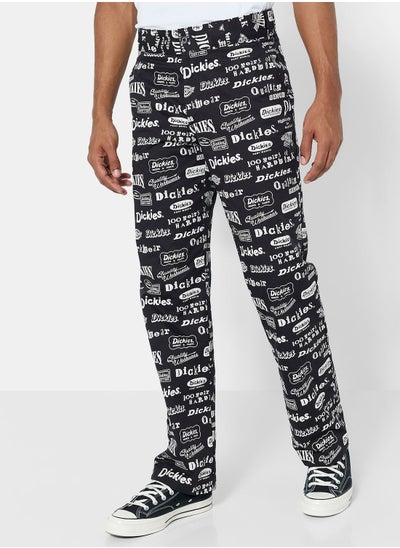 Buy 100th Anniversary Allover Print Pants in Saudi Arabia