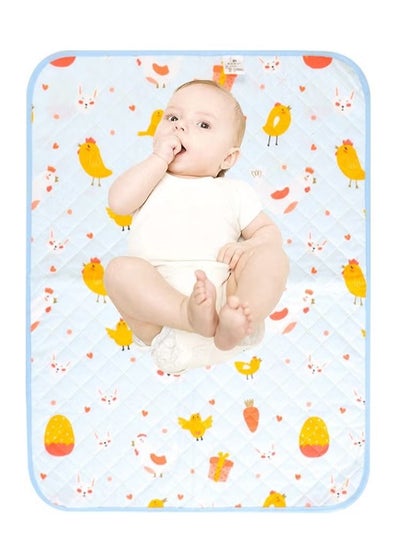 Buy Multifunctional Reusable Soft and Absorbent Portable Waterproof Changing Toddler Baby Change Diaper Changing Liner Bed Pad Play Mat in Saudi Arabia