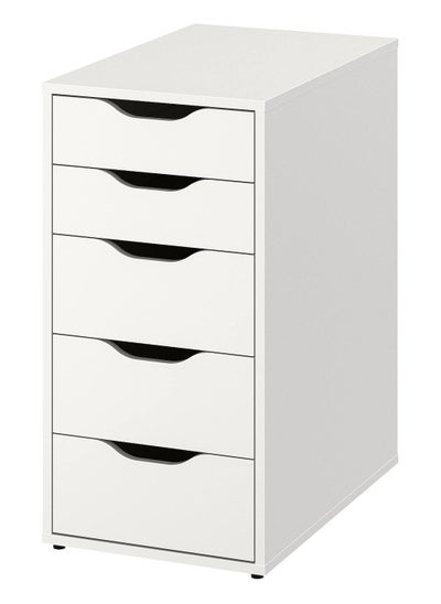 اشتري Drawer unit 5 drawers - White في مصر