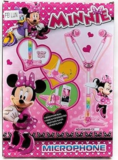 Buy Minnie Mouse Double Mini-Mouse - Colorful Lighting - Mobile Port - Battery + 3Yrs - HS606B-13 in Egypt