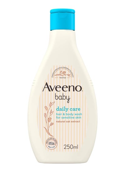 Buy AVEENO Baby Daily Care Hair & Body Wash 250 ml in Saudi Arabia