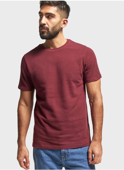 Buy Essential Crew Neck T-Shirt in UAE