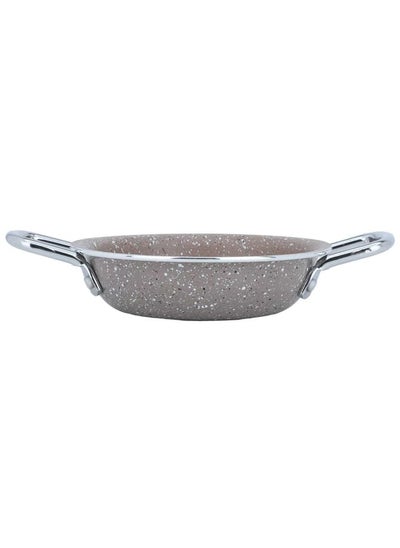 Buy Rocky Granite Frying Pan Brown With Two Hands 10 cm in Saudi Arabia