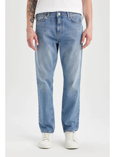 Buy Man Straight Fit Denim Trousers in Egypt