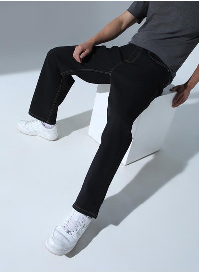 Buy Men Black Jeans - Classic Everyday Wear in UAE