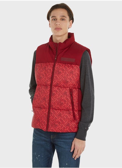 Buy Logo Zip Through Vest Jacket in Saudi Arabia