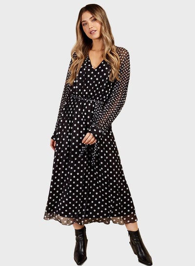Buy Polka Dot Midi Dress by Vogue Williams in UAE