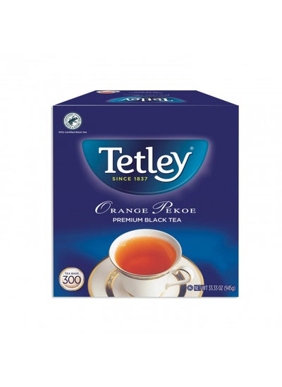 Buy Tetley Tea, Orange Pekoe, Food Service Size 300Count 945g Tea Bags in UAE