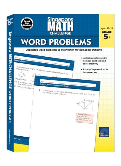 Buy Singapore Math Challenge Word Problems, Grades 5 -: Volume 4 in UAE