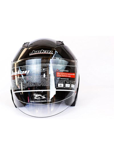Buy Jk 512 Motorcycle Open Face For Anti-Uv Abs Plastic With Dual Lens Moto Helmet XL in Egypt
