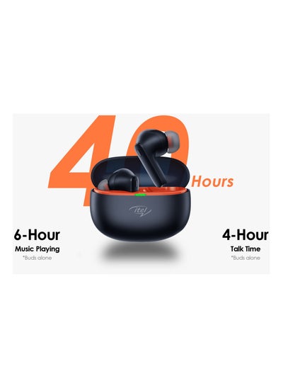 اشتري Earbuds T11 40HOURS play back ENC black في الامارات