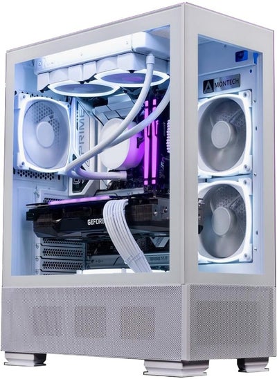 Buy Nanotech Neo White Gaming PC- Intel Core i7-12700F, 32GB DDR4 RAM, RTX 4060 8GB, 2TB SSD, W11. (Intel- i7 12700F, RTX 4060) in UAE