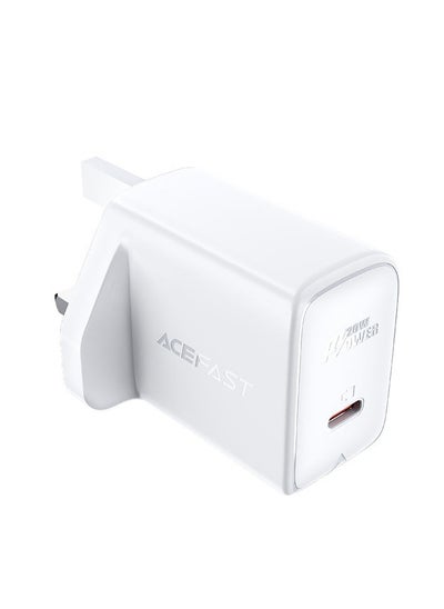 Buy ACEFAST A4 wall charger, single USB-C PD3.0 20W output, UK plug, support most fast charging protocols in UAE