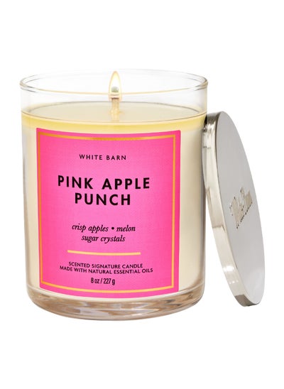 اشتري Pink Apple Punch Signature Single Wick Candle في الامارات