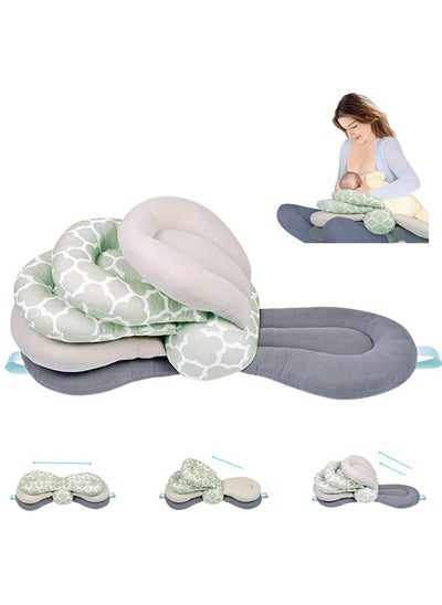 اشتري Multi-Function Breast Feeding Pillow Maternity Nursing Pillow,Best for Mom,Adjustable Height,Grey في السعودية