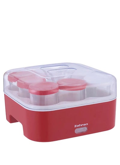 Buy Zahran Yogurt Maker 8 Cups Red in Egypt