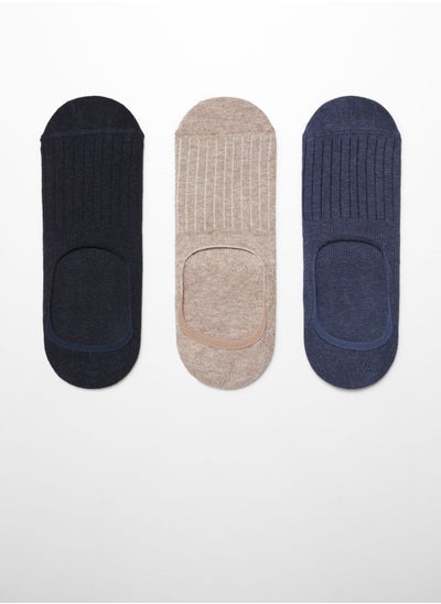 Buy 3 Pack No Show Socks in UAE