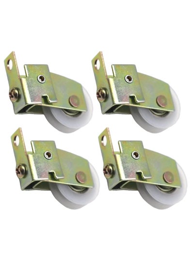 Buy Pack Of 4 Window Sliding Assorted Wheel 325 Made In Taiwan Pulley Sliding Gate Wheel Rigid Caster Heavy Duty Wheel in UAE