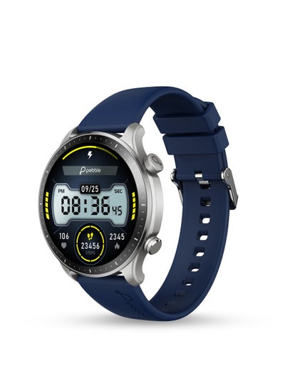 اشتري Cosmos Luxe 3، 1.43 بوصة Amoled Display Smartwatch، قرص دائري الشكل، متوافق مع Android وiOS، IP67 مقاوم للماء، جناح صحي، وجوه ساعة متعددة، مساعدة صوتية للذكاء الاصطناعي، أزرق شتوي في الامارات