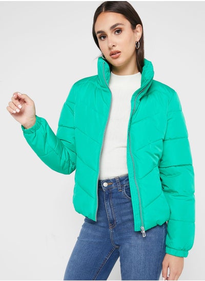 Buy Zip Through Puffer Jacket in Saudi Arabia