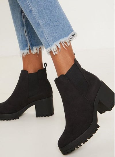 Buy Boots For Women Suede-Black in Egypt