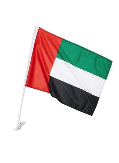 Buy UAE Car Window Flag For UAE National Day Flag Day Celebration 12X18 Inch in UAE