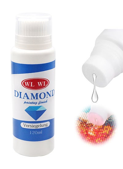 Buy Diamond Painting Sealer 5D Diamond Painting Sealer Glue, 120ML Diamond Art Sealer For Shine Effect And Permanent Hold Diamond Painting Conserver For Diamond Painting, Puzzles, And DIY Craft in UAE