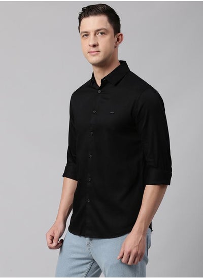 Buy Solid Button Through Casual Shirt in Saudi Arabia