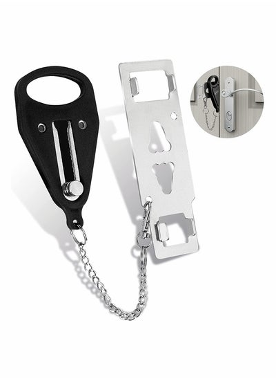 اشتري Portable Door Lock, Travel Door Locker Latch Traveling Extra Locks في الامارات