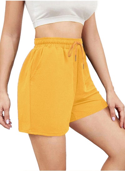 Buy Shorts With Pocket - High Waist Sports Short For Women in Egypt